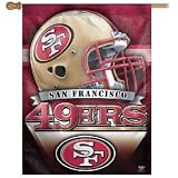 San Francisco 49ers NFL Vertical Flag (27"x37")
