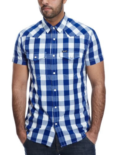 Wrangler Men's Western Shirt Off White Small