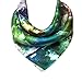 Wrapables 100% Charmeuse Silk Square Scarf Neckerchief, Abstract Print