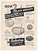 1950 Seiberling Inflated Rubber Sports Balls Trade Print Ad