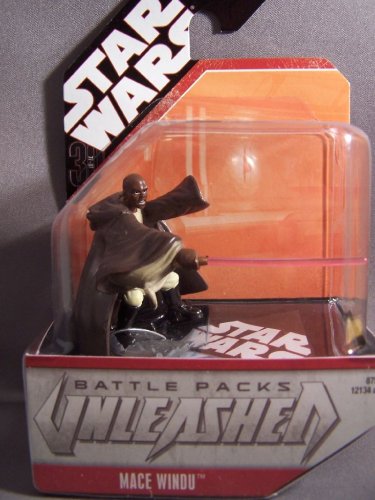 51dcwm6P2 L Star Wars Unleashed Battle Pack Singles > Mace Windu Action Figure