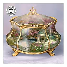 Thomas Kinkade Garden of Prayer Faith Music Box by Ardleigh Elliott