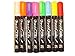 UltimateChalks: SMUDGE FREE TIPS - Professional Chalkboard Paint Pen 8 Pack! ►UltimateChalks Premium Liquid Chalk Markers with Exclusive Premium Quality REVERSIBLE TIP (Dry-erase Markers) ►8.Colors:Radiant & Vibrant, Bright.&.Bold ►5mm.Chisel.Tip.for.both.thin and thick lines ►Fast.Drying,.Clean.lines, No Drip ►Professional.Liquid Chalk Paint Marker Pens ►Perfect.for:Home,Work,School, Restaurants,Retail ►100%.