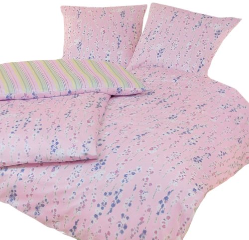 Janine Elba 3460/01 Design Mako-Satin Bettw&auml;sche Gr&ouml;&szlig;e 135/200 und 80/80 cm