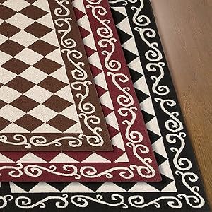 Wool Essex Area Rug - Ivory/Black, 1'8" x 2'6" - Frontgate