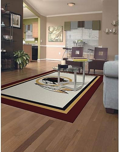 Miliken & Company Washington Redskins 5-Ft. 4-In. x 7-Ft. 8-In. Spirit Area Rug