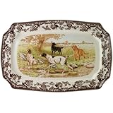 Spode Woodland Hunting Dogs Rectangular Platter