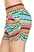 2LUV Women's Multicolored Harem Shorts W/ Pockets