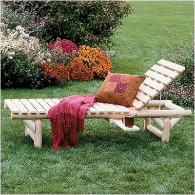 Rustic Natural Cedar Furniture Lounge Chair