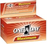 One-A-Day Maximum Formula Multivitamin/Multimineral Supplement Tablets, 100-Count Bottles (Pack of 2)