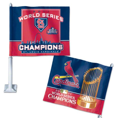 St. Louis Cardinals 2011 World Series Champions Celebration Car Flag