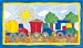 Art4Kids Big Wheelin Mounted Art Print -24x14