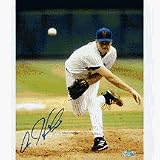 Aaron Heilman Autographed Pitching Straight on Vertical 16 x 20 Photograph (Unframed)