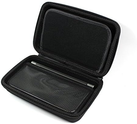 Vorbana Travel Case (Storage) for Nintendo Video Game Consoles with Zippered Mesh Pocket and Removable Console Pouch-fit for NEW 3DS XL , NEW 3DS LL , 3DS XL (Black). Bonus USB Adapter Included