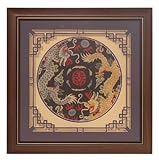 Silk Embroidery Shadow Box - Double Dragons Silk Embroidery Shadow Box - Double Dragons
