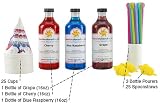 Hawaiian Shaved Ice Syrup - 3 Flavor Fun Pack