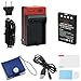 EZOPower EN-EL5 Battery + Travel Charger Kit + USB Cable + Screen Protector for Nikon COOLPIX P520 P510 P500 P100 P90 P80 P6000 P5100 P5000 Digital Camera