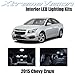 XtremeVision Chevy Cruze 2015 (12 Pieces) Pure White Premium Interior LED Kit Package + Installation Tool