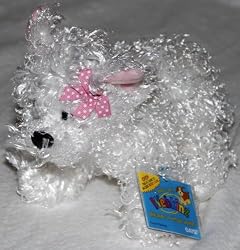 Webkinz Full Size "White Terrier" with factory sealed un-used code! By Ganz