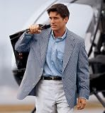 Wrinkle-free Gingham Sport Coat / Long