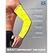 Zensah Reflective Compression Arm Sleeves - Reflective Cycling Arm Warmers, Night Running Arm Sleeves