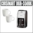 Cuisinart DGB-550BK Grind-and-Brew 12-cup Automatic Coffeemaker With Coffee Mug Set Of 2