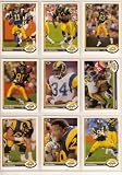 St Louis Rams 1991 Upper Deck Football Team Set (Kevin Greene) (Cleveland Gary) (Henry Ellard) (Jim Everett) (Tom Newberry) (Irv Pankey) (Flipper Anderson)