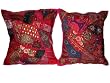 Beaded Pillow Cushion Covers Pink Mirror Tosspillow Shams Pair