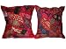 Beaded Pillow Cushion Covers Pink Mirror Tosspillow Shams Pair