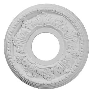 11 7 8OD x 3 5 8ID x 7 8P Floral Ceiling Medallion by 