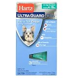 Hartz UltraGuard Plus Flea & Tick Drops For Dogs & Puppies 4-15 Lbs