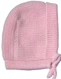 Knitted Baby Girl Winter Bonnet, Size 0-3m, 3-9m, Color: Pink