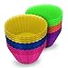 Effiliv 24 Piece Silicone Baking Cups Reusable Cupcake Muffin Standard Size