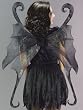 Large Black Fairy Wings Gothic Fairy Halloween Costume Accessory