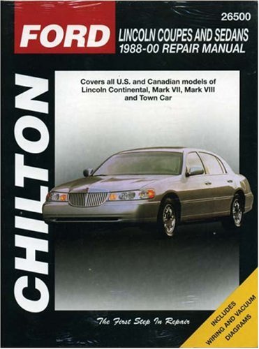 Lincoln Coupes and Sedans, 1988-00 (Chilton's Total Car Care Repair Manuals)