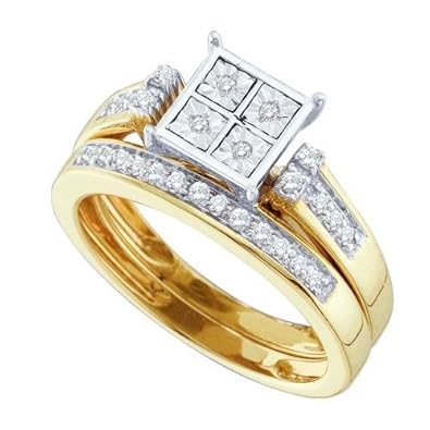 Cheap Girls Jewelry 0.28CT DIAMOND FANOOK BRIDAL SET For Sale Cheap Girls Jewelry 0.28CT DIAMOND FANOOK BRIDAL SET For Sale