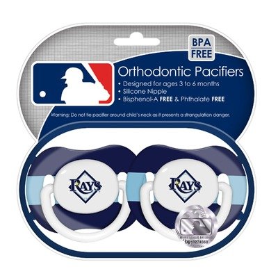 Tampa Bay Rays 2 Pack Pacifiers