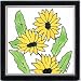 FLOWER-TRIVETS-WALL PLAQUES-BLACK EYED SUSAN TILE by Besheer Art Tile, Bedford, New Hampshire, U.S.A