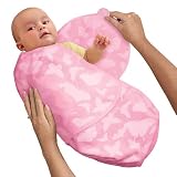 Produkt-Bild: SwaddleMe 73614 - MP2BF Neugeborenes - Schmetterlinge Ganzk&ouml;rper Pucksack ist ideal bei Schreibabys Small Microfleece/rosa