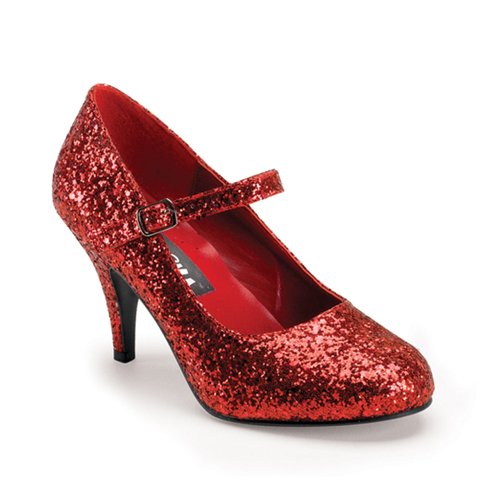 3 Inch Women's Sexy Shoes Mary Janes Glitter Dorothy Shoe