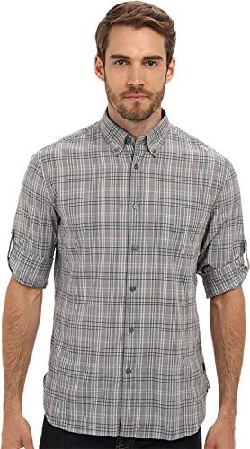 John Varvatos Men's L/S Sportshirt Moon Mist Button-up Shirt 2XL
