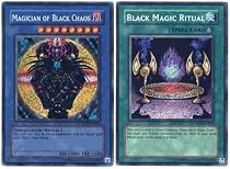 Yu Gi Oh Premium Foil Card Magician of Black Chaos & Ritual (Secret Rare)