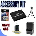 BigVALUEInc Accessory Saver CGA007 Lithium Ion Battery/Rapid External Charger Bundle for Panasonic Lumix Digital Cameras + More
