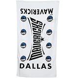 NBA McArthur Dallas Mavericks 22'' x 42'' White Cotton Bench Towel