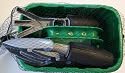 Garden Playset 4 Piece Set with Shovel, Trowel, Fork & Garden Tool Caddy
