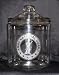 Kitchen & Housewares : Army National Guard Etched Glass 1/2 Gal Cookie Jar Cannister
