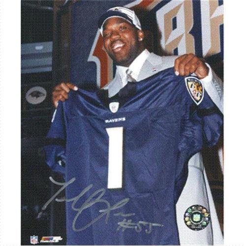 Terrell Suggs Autographed Baltimore Ravens (Draft Day) 8x10 Photo
