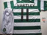 CELTIC FC Glasgow Scotland Soccer Jersey HARTLEY (FREE Shorts)