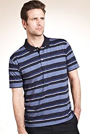 Big Tall Pure Cotton Winner Striped Polo Shirt