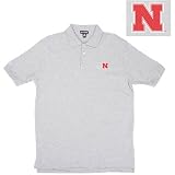 Nebraska Cornhuskers NCAA Classic Pique Polo Shirt (Heather)